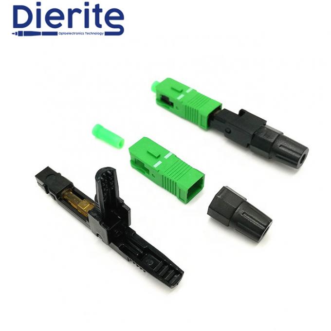 FTTH glasvezel snelle connector Sc APC Single-mode veld assemblage connector 1