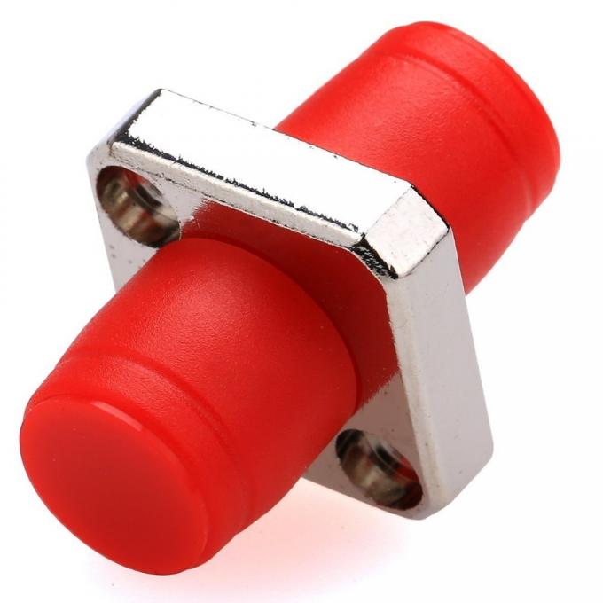 Square Solid Metal Optical Fiber Adapter FC Upc To FC Upc Singlemode Multimode 0