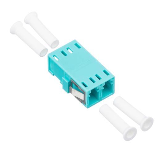 Eenvoudig model optische vezel adapter LC Upc tot LC Upc Duplex Om3 adapter met flenster 0