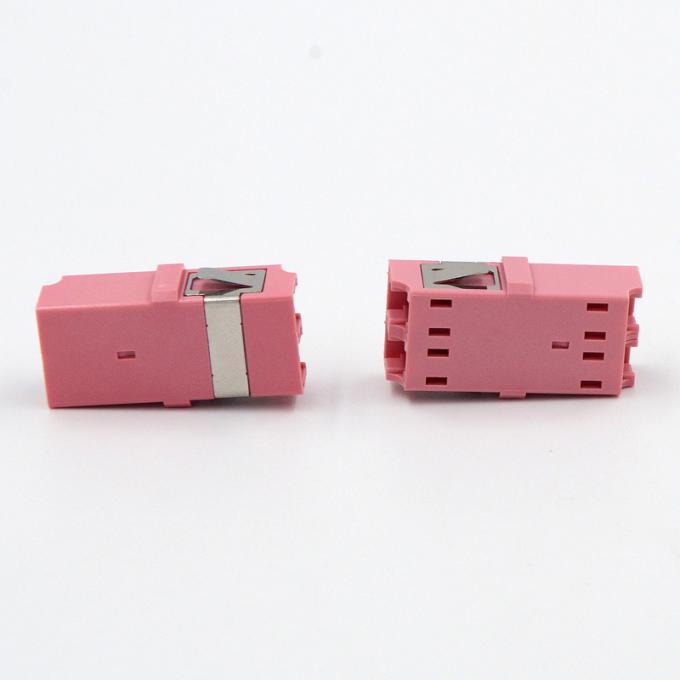 LC Upc a LC Upc Duplex Om4 Adapter in fibra ottica con flangia per la comunicazione FTTH 0