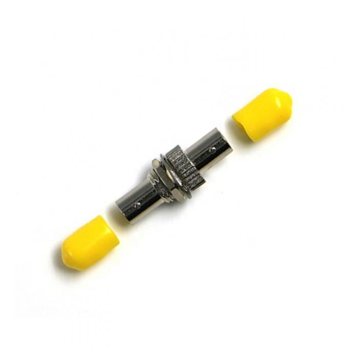 Simplex Multimode Metal Fiber Optic Coupler St Upc To St Upc Without Flange 0