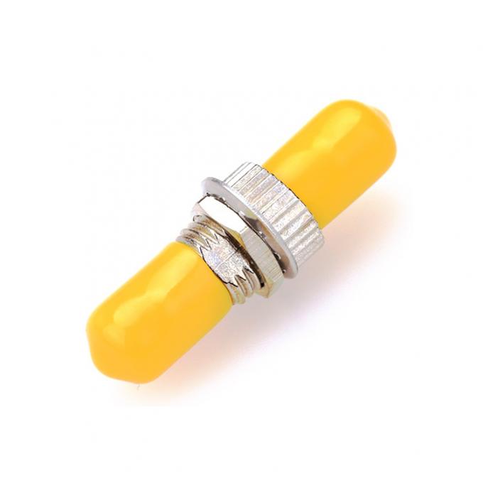 Simplex Multimode Metal Fiber Optic Coupler St Upc To St Upc Without Flange 1