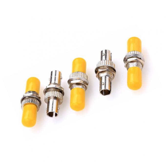 Simplex Multimode Metal Fiber Optic Coupler St Upc To St Upc Without Flange 2