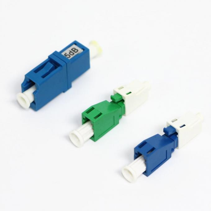 LC APC Upc Glasvezel Attenuator 1-25dB Optioneel FTTH Fast Connector Quick Adapter 2