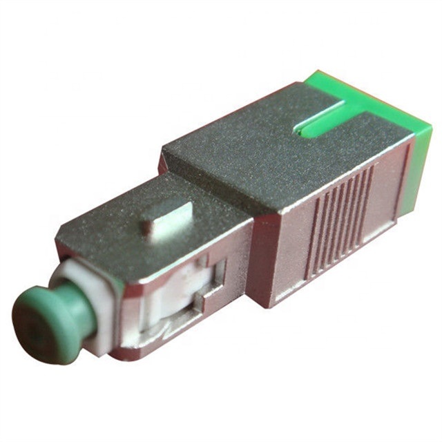 Metal Sc APC Fiber Optic Attenuator Single Mode Male To Female 3dB 5dB 10dB 1