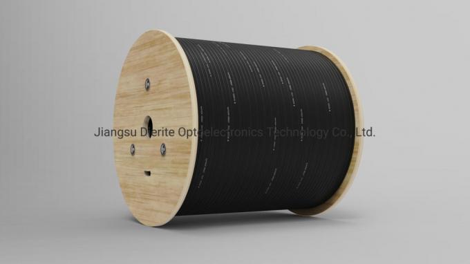 FTTH Flat Drop Cable With FRP Strength LSZH Fiber Optic Cable 5