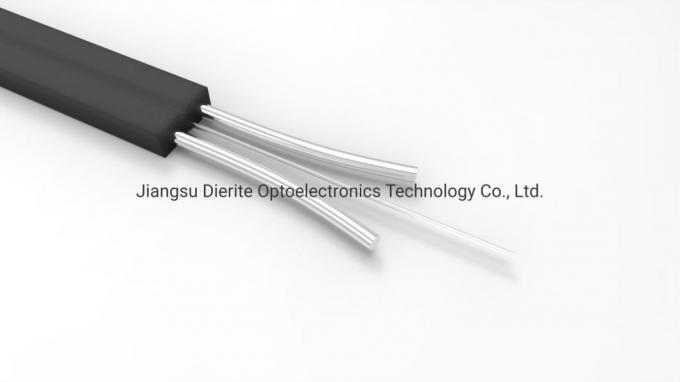 LSZH Single-Mode Multi-Mode FTTH Drop Cable Steel Wire Flat Drop Cable 3