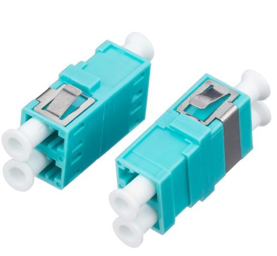 LC Upc To LC Upc Duplex Om3 adapter Plastic Standard Or Hybrid Fiber Optic Connector Adapter 0