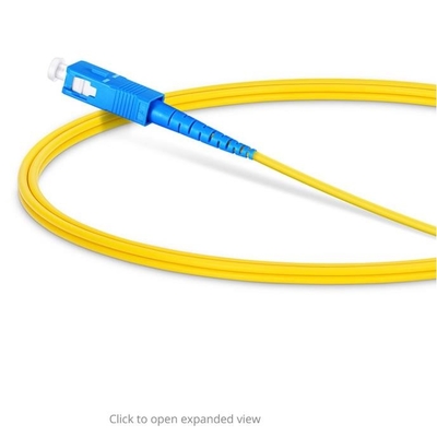 LSZH Fiber Optic Patch Cord SC UPC-SC UPC Simplex Single Mode For FTTH Network