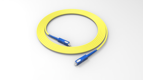 Single Mode Simplex SC UPC to SC UPC Fiber Optic Patch Cord