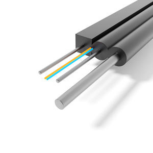 G657A1 FTTH Drop Cable Fiber Drop Wire FTTH 2 Core For Indoor Outdoor