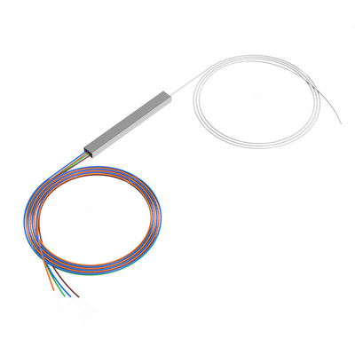 FTTH CATV Fiber Optic Splitter Bare Steel Tube Mini PLC Splitter