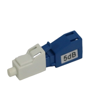 LC APC Upc Fiber Optic Attenuator 1-25dB Optional FTTH Fast Connector Quick Adapter