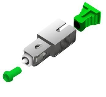 Metal Sc APC Fiber Attenuator 3dB 5dB 10dB For FTTH Communication