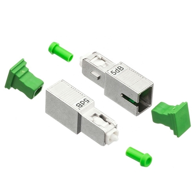 Metal Sc APC Fiber Attenuator 3dB 5dB 10dB For FTTH Communication