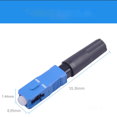 OEM Fiber Optic Connector Embedded Singlemode 0.9 2.0 3.0mm Sc APC Quick Connector