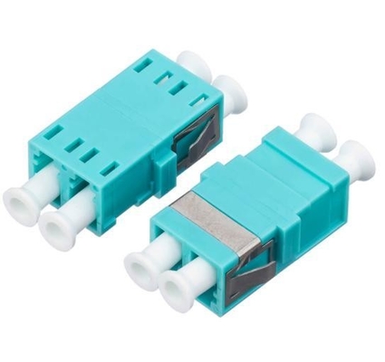 Blue Plastic Fiber Optic Adapter LC/Upc Duplex Om3 Single Mode Fiber Adapter
